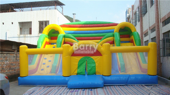 ODM Plato Combo พองปราสาท Bouncy เชิงพาณิชย์กลางแจ้ง
