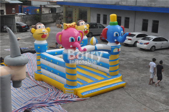 ธีมสัตว์ บ้านตีกลับทำให้พอง เด็กระเบิดปราสาท Bouncy