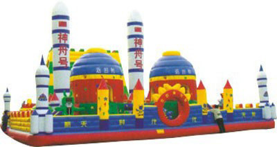 เด็ก OEM ปราสาทโกหกพอง Bouncy House Double Stitch