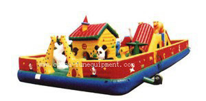 เด็กพองสวนสนุกอุปสรรคหลักสูตร Jumping Castle