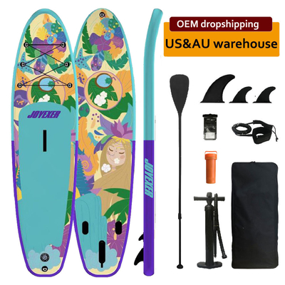 Double Layer Inflatable SUP Board กระดานโต้คลื่นที่กำหนดเอง Paddle Board
