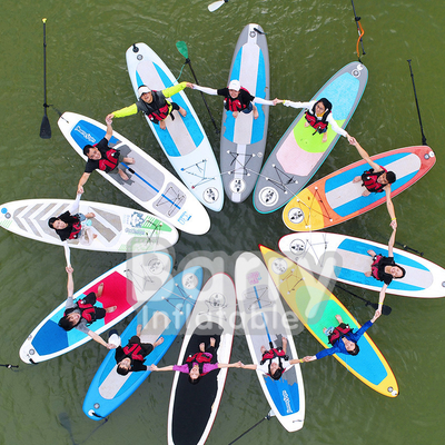 วางตะเข็บทหาร Blow Up Carbon Fiber Sup Boards ความจุ 365lbs