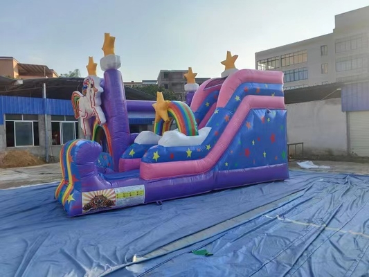 เด็กพาณิชย์ปราสาทตีกลับทำให้พอง Paly Park Slide