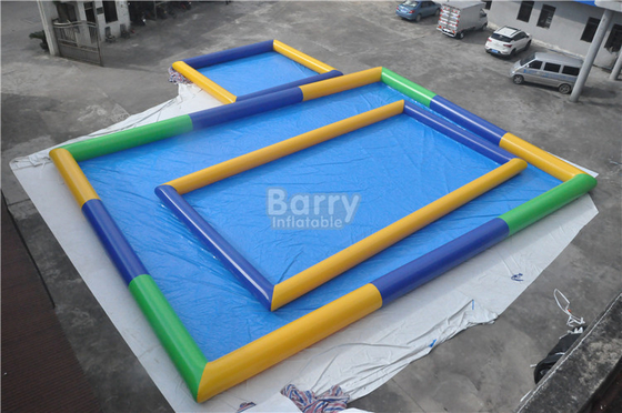 0.9mm PVC Tarpaulin ซึ่งทำให้พองได้ Square สำหรับปาร์ตี้สระว่ายน้ำ