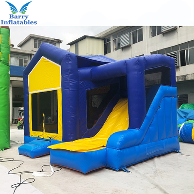 ธีมสัตว์ 0.55 มม. PVC Bouncy Castle Jumping Castles Slide