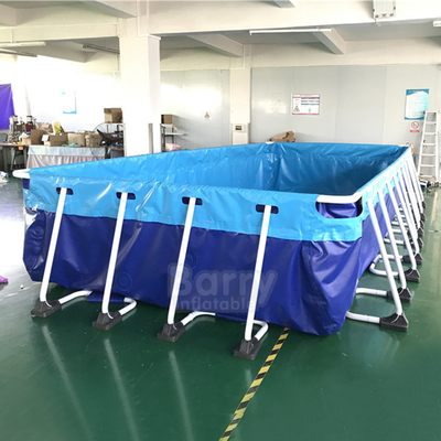 PVC Tarpaulin Liner สระน้ำแบบพกพาสำหรับอุปกรณ์สวนสนุก