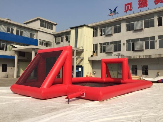 Tarpaulin สนามฟุตบอล Outdoor Inflatable Sports Games Shooting